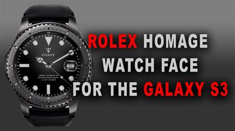 s3 rolex watch face|samsung gear watchface.